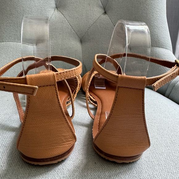 Anthropologie Edie Woven Sandals Women's 10 Strappy Coastal Beach - Picture 9 of 13